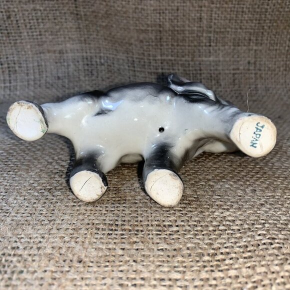 Vintage Porcelain 4" Elephant Figurine Made In Japan 4" tall - Picture 6 of 9